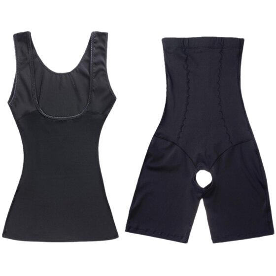 Tingmei Ya top split suit thin style for pregnant women postpartum bonding waist shaping and belly closure clothes