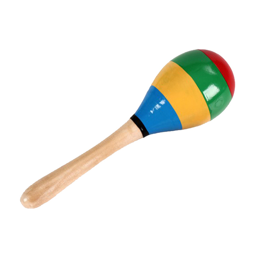 12 Piezas De Maracas Instrumentos De Percusión De Mano Juguetes Sonoros Agitadores De Madera Que Producen Sonidos Agradables Adecuado Para Conciertos