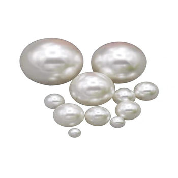 Pure white high-gloss 3-25mm size DIY handmade materials
