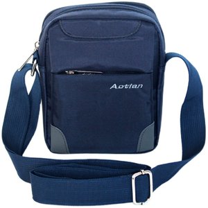 
2025 new men's mini bag one-shoulder slanted backpack waterproof Oxford canvas leisure travel free shipping