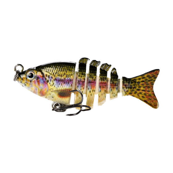 2.5-20CM multi-joint fish lure bait mini micro-bath rofia mouth bait bait sun bait lure bait

