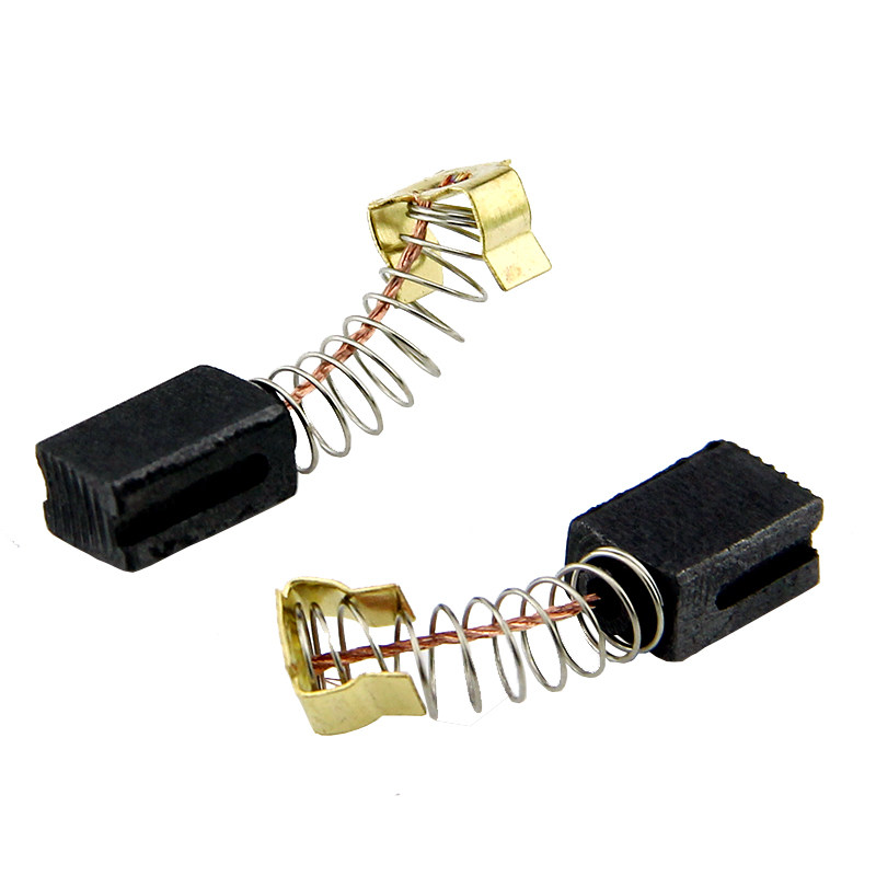 Spazzole Di Carbone Per Motore Elettrico, 4 Pezzi, 12,5x5x36 Mm, Con Capocorda E Molla, Compatibili Con BSH E Siemens