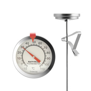 
304 stainless steel probe specially designed to measure water temperature, oil temperature, liquid thermometer, milk thermometer, coffee soy milk, fruit tea, milk foam