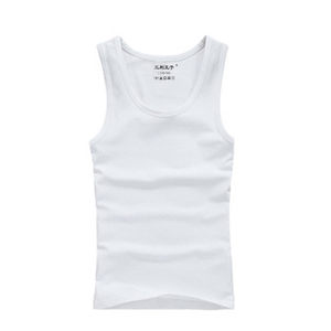 
Sanli Prince men's pure cotton vest ribbed white and black vest sweat-absorbent combed cotton waist protector made of Xinjiang cotton