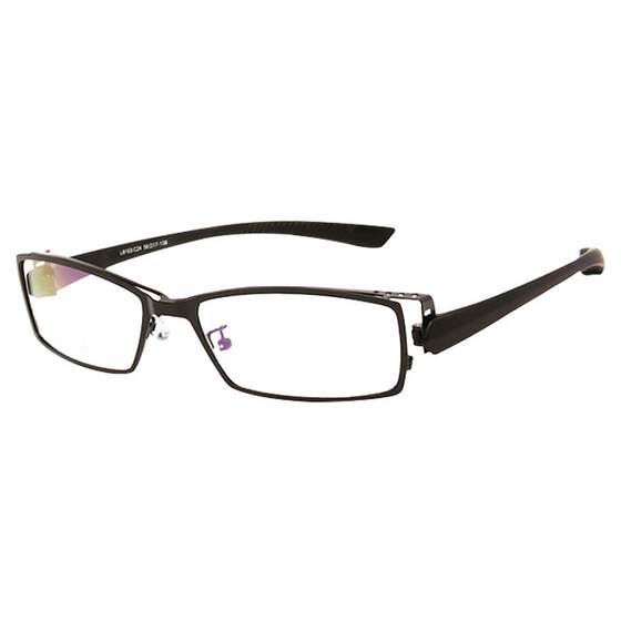 Eyeglass frame, nearsighted men's black ultra light eyeglass frame, full frame, commercial titanium alloy with eye frame, finished large face