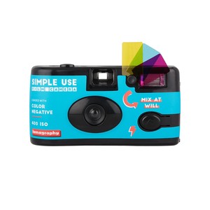Lomography Lomple Use the Easy to shoot film camera built -in film can repeat the last roll 135