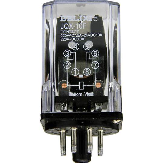 Relais Jz7-44 Ac220v Relais Intermédiaire JZ7-44 AC220V/380V - Relais Haute Puissance 36V/24V Relais Contrôle Automatisme