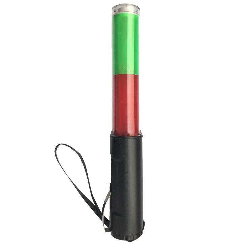 Bâton De Signalisation En Bois – 38,5 Cm – Double Face Rouge/vert – Fabrication Artisanale Allemande – Dès 3 Ans