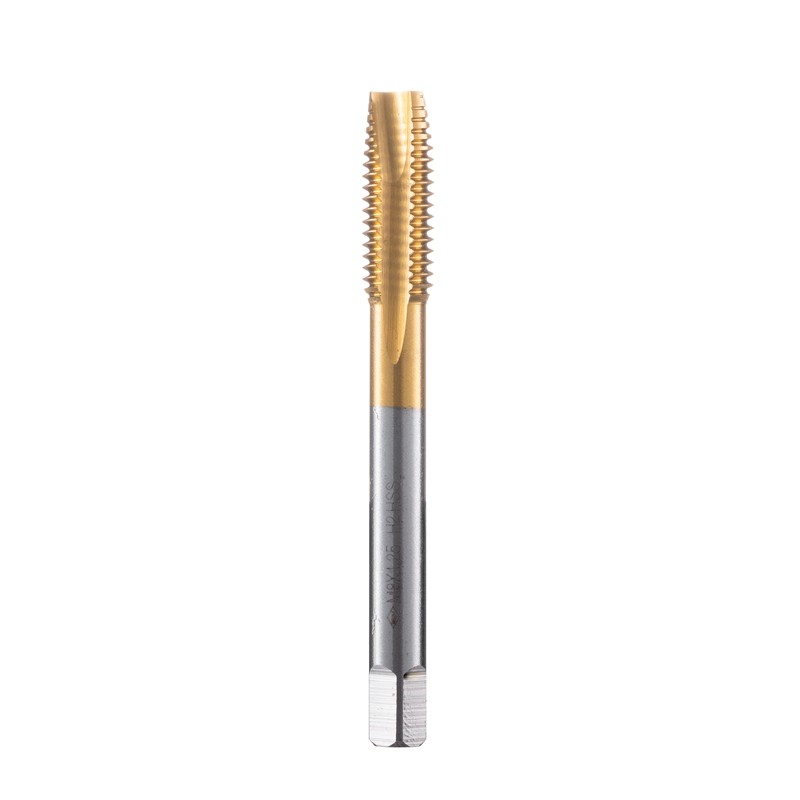 Burkit 2 Maschi A Spirale M2 X 0,4 Mm Con Rivestimento In Titanio HSS M42 – Per Filettatura Acciaio Inox E Alluminio