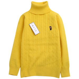Boys Girls Girls Sweaters Children's Turning Cotton Cotton Wiring Da Nong Children's Bottom Cover Sweatshirt and Velvet D4 D4
