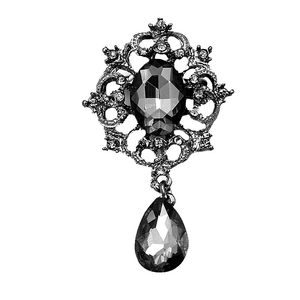 
Fashion crystal brooch for women Korean style fashion corsage large pin silk scarf buckle shawl buckle versatile jewelry accessories gifts