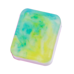 Yuqi Diy Handmade Soap Mold Six Consecutive Round Edges Rectangular Basic Geometric Shape Handmade Soap Silicone Mold