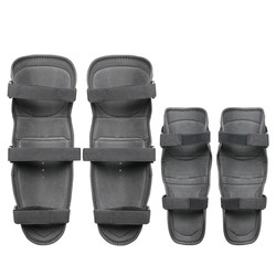 All-season motorcycle protective gear riding four-piece set, anti-fall knee pads and elbow pads, full set of equipment for professional riders, motorcycle off-road