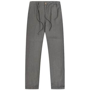 Nanzhong -style full hemp pants men's pants men's small feet casual pants summer men's pants ramie straight slim pants Chenyun
