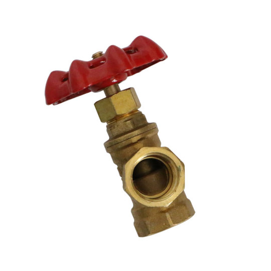Valvola Angolare In Ottone DAZZLEEX - 1/2'' NPT Ingresso, 3/8'' Uscita, Per Acqua Calda/Fredda