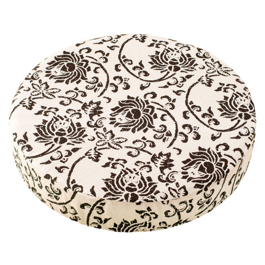 Cuscino Da Pavimento In Paglia - Rotondo 40 Cm Per Meditazione E Yoga - Foto 4