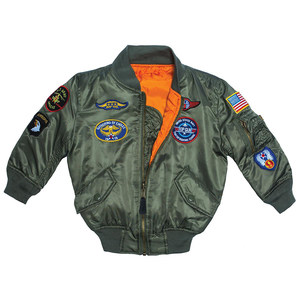 
Alpha Industrial Alpha men and women MA-1 children's clothing autumn and winter cotton coat cold-proof jacket parent-child flight jacket