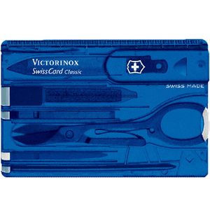 Original authentic Victoria Swiss Army Knife Portable Multifunctional Swiss Army Knife Card Blue 0.7122.T2 Genuine