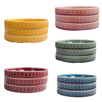 Flawed Ceramic Tray Mud Colored Home Flower Pot Ice Cracked Tray