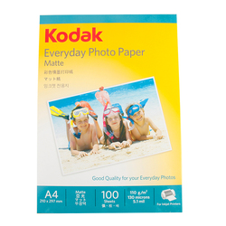 Original Kodak Color Inkjet Paper A4 110g Matte Inkjet Printing Paper Color Inkjet Printing Paper 100 Sheets