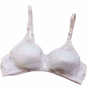 4-piece set of all cotton fabric floral thin style breathable middle-aged and elderly pregnant women and girls AB small cup pure cotton bra without steel rings