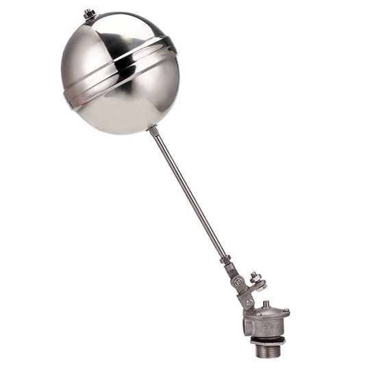 Stainless Steel Float Valve - High Flow, Adjustable Water Inlet