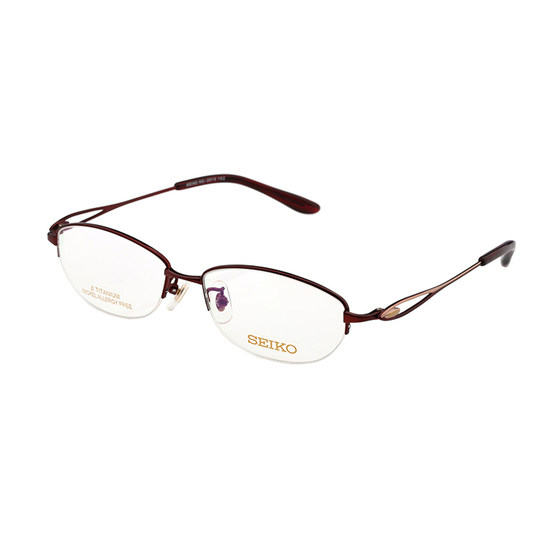 
SEIKO Seiko half-rim titanium women's glasses frame HC2010 HC2011 HC2013 HC2020 HC2022