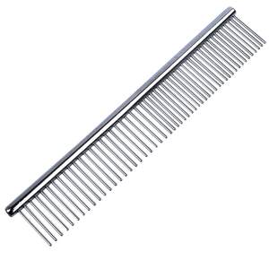 Pet beauty row comb, professional Teddy open combing stainless steel needle combat cat fired flea combing dog supplies
