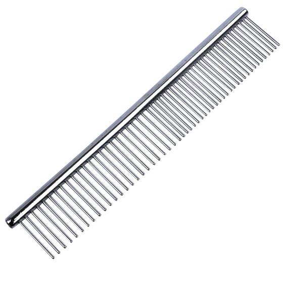 Pet beauty row comb, professional Teddy open combing stainless steel needle combat cat fired flea combing dog supplies
