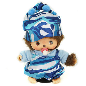 Monchhichi Meng Fun Bebichhichi Kindergarten Bare Botter Pants Dress T -shirt Dolls Dolls without brackets
