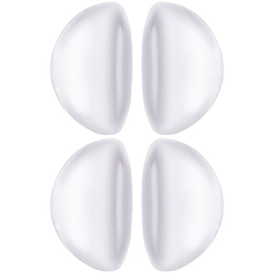 Men and women's bow cushion flat foot correction massage flat foot pads silicone soft foot bow holdle feet heart arch support pad