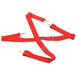 Mountain Military Drum Strap Shoulder Metal 4 Hooks 3.8cm Red Strap School Drum And Horn Team Musical Instrument Accessories