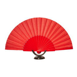 anita wooden fan customized face changing advertising fan dancing fan