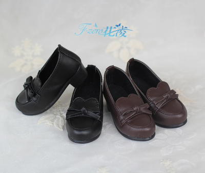 taobao agent [Huaing] 1/3bjd shoes Daily student shoes, uniform shoes, small heels Japanese school uniform (flat heel foot