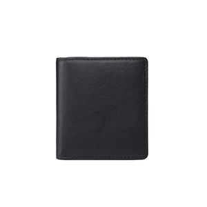 Ultra thin mini leather short wallet, men's sheepskin driver's license card bag, soft leather wallet, silver bag, women's ticket wallet