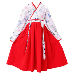 Girls' Hanfu Shoes, Female Students' Versatile Ethnic Style Antique Cloth Shoes, Embroidered Shoes, June 1 Performance Matching Shoes