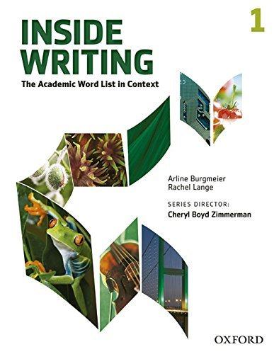 牛津学术写作系列1级 英文原版 Oxford Inside Writing Level 1 Student Book 英语写作技巧教材 学术范文学习工具书 进口英语书籍