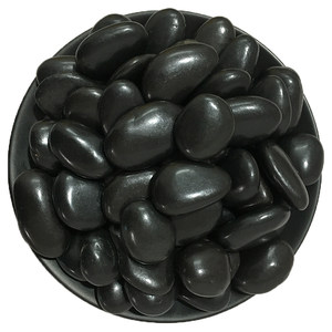 
50*0.5kg black cobblestone courtyard floor garden landscaping decoration large and small stone natural rain flower stone raw stone black stone