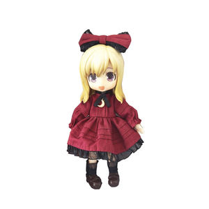 Special off -off OB11 baby clothing 2 point dressing true three -color dress with bow with bow