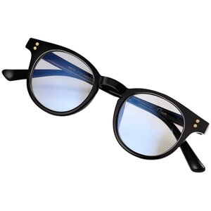 Tide Men's Black Box Glasses Frame Men's Myopia Glasses Radiation Anti -Blu -ray Planetic Mirror can be equipped with a degree