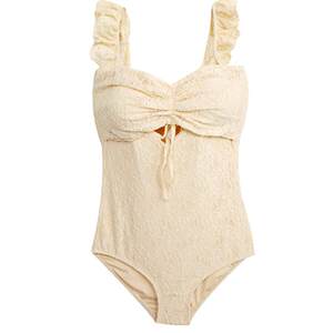 Swimsuit female Korean ins, covering the belly, thin, sexy Bikini cute Japanese small breast gathered conjoined hot spring swimsuit
