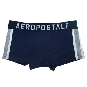 
Neutral cotton wide-edged boxer underwear Hong Kong style women's four-corner briefs mid-low waist pants solid color