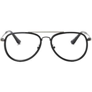Men's Retro Double Beam Toad Style Glasses Frame Female Couple Trendy 3025 Large Frame Myopia Glasses Frame Men