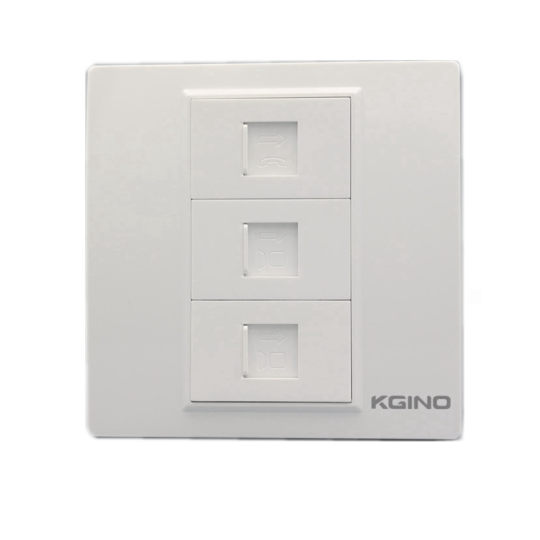 Kangjinuo Type 86 Dual-Port Network Telephone Socket Panel RJ45 ...