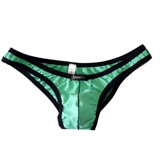 Demi International Men's Cotton Sexy Ultra -Low Low Small Broken Pants Bad high -end Half -Packed H buttle Comfort Male