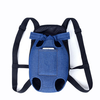 Pet Backpack, Dog Outing Backpack, Cat Chest Bag, Teddy Denim Bag, Bichon Travel Portable Bag