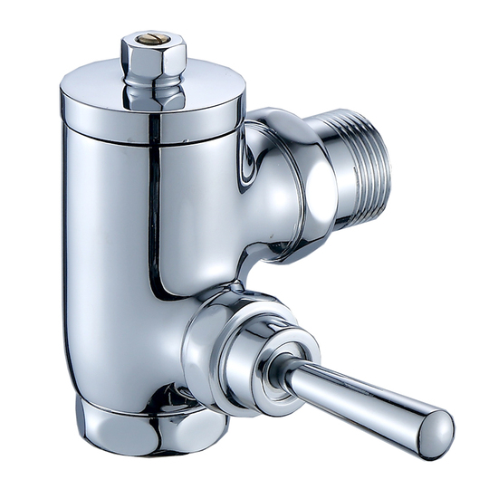 Jie guan Brass Foot Operated Toilet Flush Valve - 9014