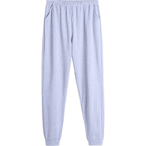 2 pieces of cotton pajamas Men's spring and autumn loose home pants in thick cotton summer casual sports trousers autumn and winter home pants
