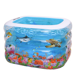Baby swimming pool indoor transparent inflatable toddlers children children thickened pool baby large swimming pool household folding