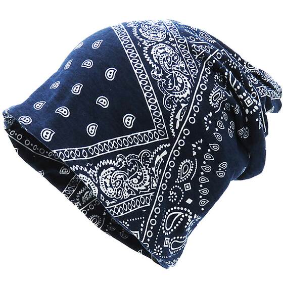 Hat Women's Spring and Autumn Imitation Cotton Chemotherapy Hat Women's Thin Hat Windproof Korean Style Pregnant Women's Scarf Scarf Air Conditioning Sleeping Hat Confinement Hat